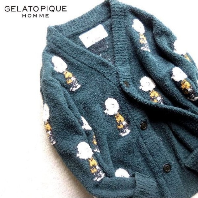 gelato pique × PEANUTS ジャガード カーディガン - カーディガン