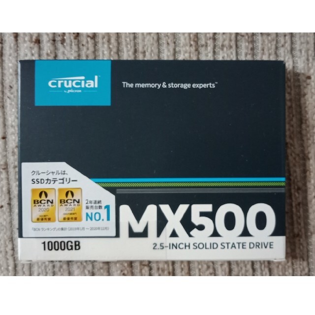 Crucial SSD 1000GB MX500 / 1TB