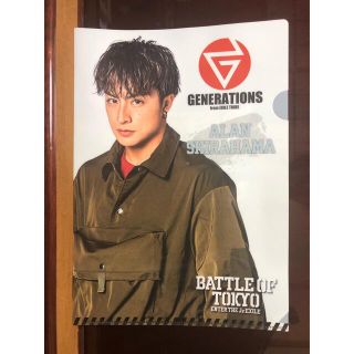 ジェネレーションズ(GENERATIONS)の白濱亜嵐　クリアファイル　battle of tokyo generations(ミュージシャン)