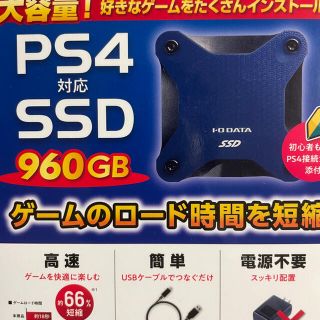 アイオーデータ(IODATA)のPS4対応 外付けSSD 960GB(その他)