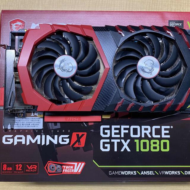 PCパーツMSI GeForce GTX 1080 GAMING X 8G