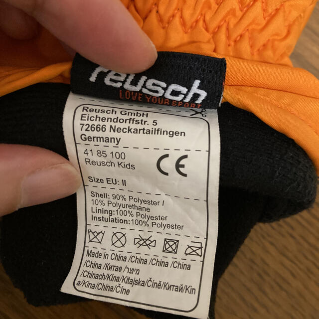 reusch(ロイシュ)のロイシュ　キッズスノーグローブ キッズ/ベビー/マタニティのこども用ファッション小物(手袋)の商品写真