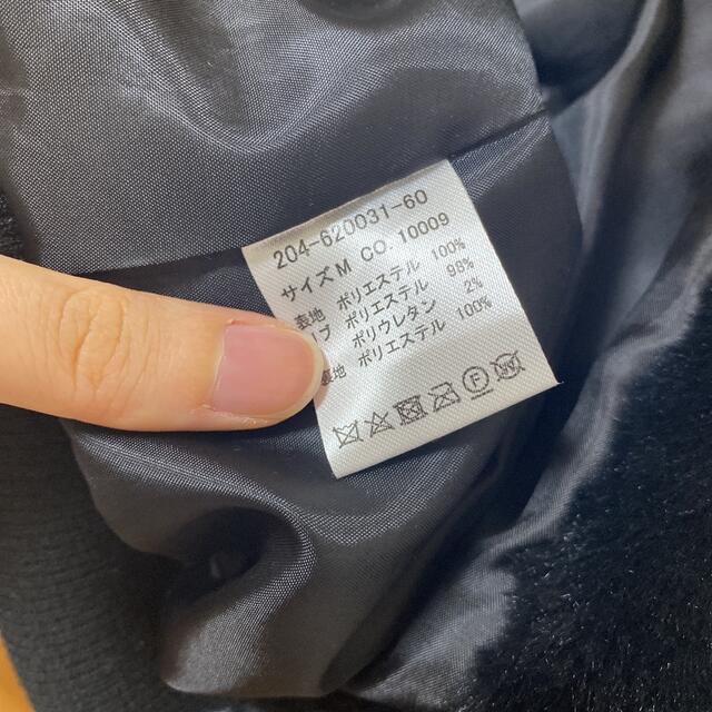 イング　INGNI エコファーパーカーブルゾン　ブラック レディースのジャケット/アウター(ブルゾン)の商品写真