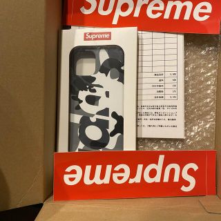 シュプリーム(Supreme)のSupreme iPhone case 11Pro snow camo Logo(iPhoneケース)