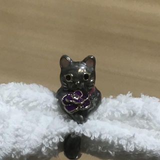 新品●ANNA SUI ネコ リング　ブルー  13号