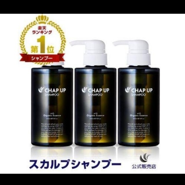 3本セット！チャップアップ(CHAP-UP) スカルプシャンプー300ml 2