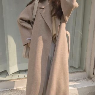 トゥデイフル(TODAYFUL)のf.dom handmade coat ハンドメイド　コート エフダム(ロングコート)