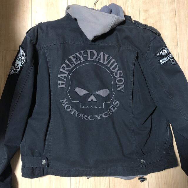 Harley Davidson - ジャケット ハーレー フード付きベストの通販 Harley Davidson - ジャケット ハーレー フード付きベストの通販