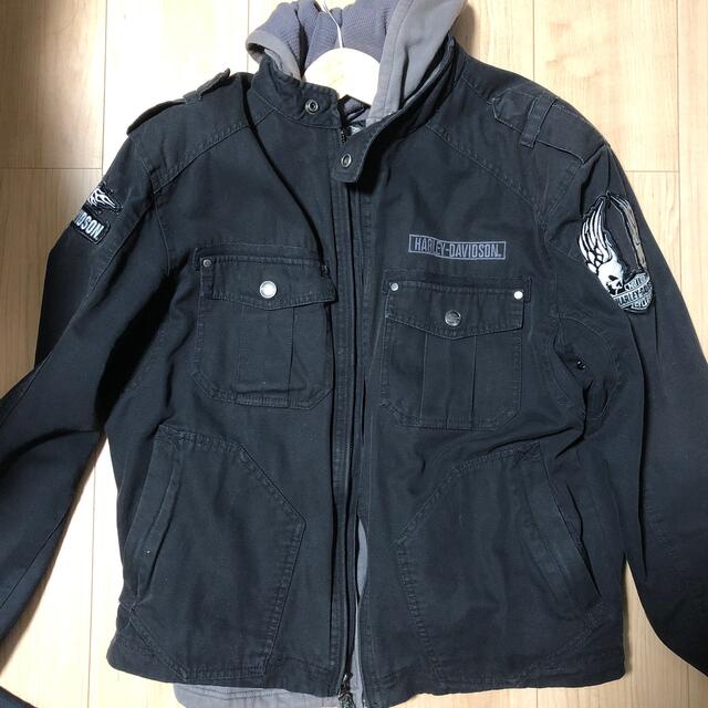 Harley Davidson - ジャケット ハーレー フード付きベストの通販 Harley Davidson - ジャケット ハーレー フード付きベストの通販