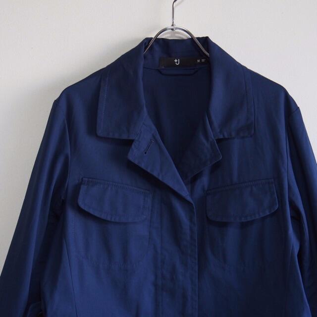 UNIQLO - UNIQLO +J ユニクロ コットンリネンサファリジャケットの通販