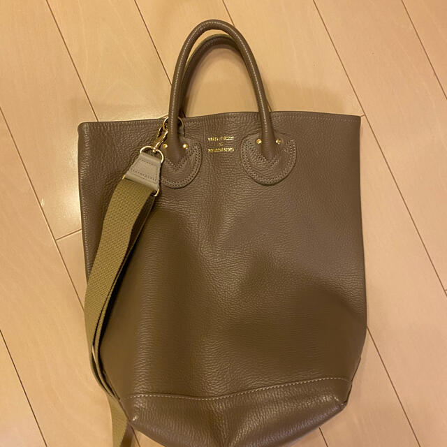 【YOUNG&OLSEN】EMBOSSED LEATHER HAVERSACK◆