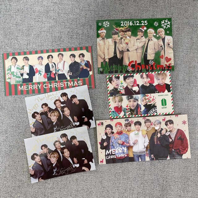 BTS FC 会報 Vol.1～Vol.6 クリスマスカード３枚