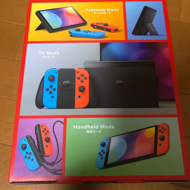 Nintendo Switch(ニンテンドースイッチ)のNintendo Switch 有機ELモデル ネオンブルー ネオンレッド エンタメ/ホビーのゲームソフト/ゲーム機本体(家庭用ゲーム機本体)の商品写真