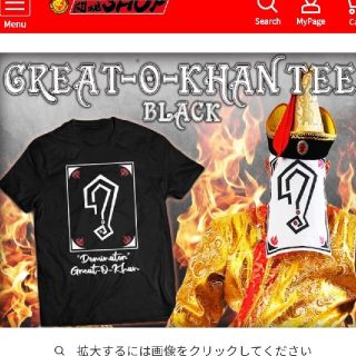 グレートオーカーン　Tｼｬﾂ　Mサイズ　新日本プロレスオカダ内藤コブ棚橋飯伏ヒロ(格闘技/プロレス)