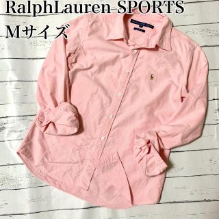 ラルフローレン(Ralph Lauren)の【美品】Ralph Lauren レギュラーシャツ　ピンク　Mサイズ(シャツ/ブラウス(長袖/七分))