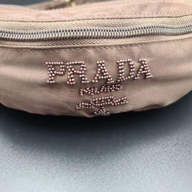 PRADA - 確実正規品 プラダ ビーズ刺繍 ウェストポーチ レアの通販 by