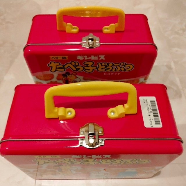 【値下げ】AMトランク缶  たべっ子どうぶつビスケット  2個セット エンタメ/ホビーのおもちゃ/ぬいぐるみ(キャラクターグッズ)の商品写真