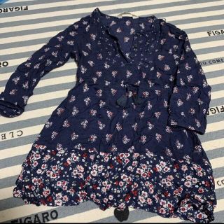 オールドネイビー(Old Navy)の花柄ワンピース  H＆M キッズ 110size(ワンピース)