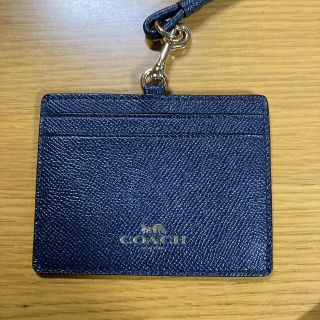 コーチ(COACH)のcoach パスケース　ストラップ付き(パスケース/IDカードホルダー)