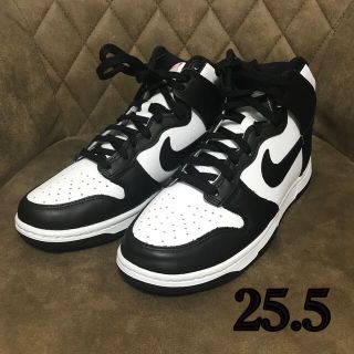 ナイキ(NIKE)のNIKE WMNS DUNK HIGH "BLACK AND WHITE"   (スニーカー)