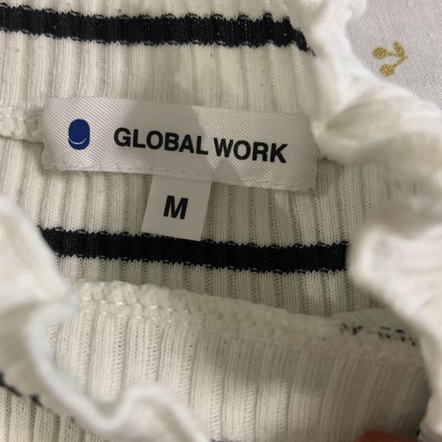 GLOBAL WORK(グローバルワーク)のグローバルワーク　キッズ　Mサイズトップス2点 キッズ/ベビー/マタニティのキッズ服女の子用(90cm~)(Tシャツ/カットソー)の商品写真
