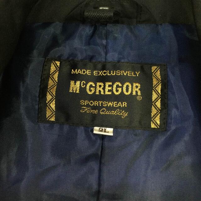 McGREGOR(マックレガー)の【美品】マックレガー マウンテンパーカー　コート　着脱式フード　ビッグサイズ　黒 メンズのジャケット/アウター(マウンテンパーカー)の商品写真