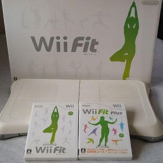 ウィー(Wii)の★格安 箱付き Wii Fit、WiifitPLUS(ソフト)★(その他)