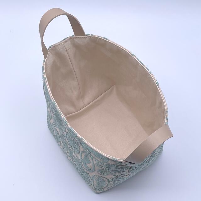 ハンドメイド ミナペルホネン*jungle relief 布バスケット①