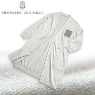 ブルネロクチネリ(BRUNELLO CUCINELLI)のE64★極上カシミヤ100% ロングカーディガン ブルネロクチネリ M(カーディガン)