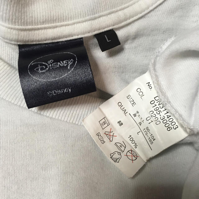 Disney(ディズニー)のミッキー ロングTシャツ L メンズのトップス(Tシャツ/カットソー(七分/長袖))の商品写真