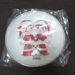 フジヤ(不二家)の【値下】ペコちゃん　クリスマスプレート(食器)