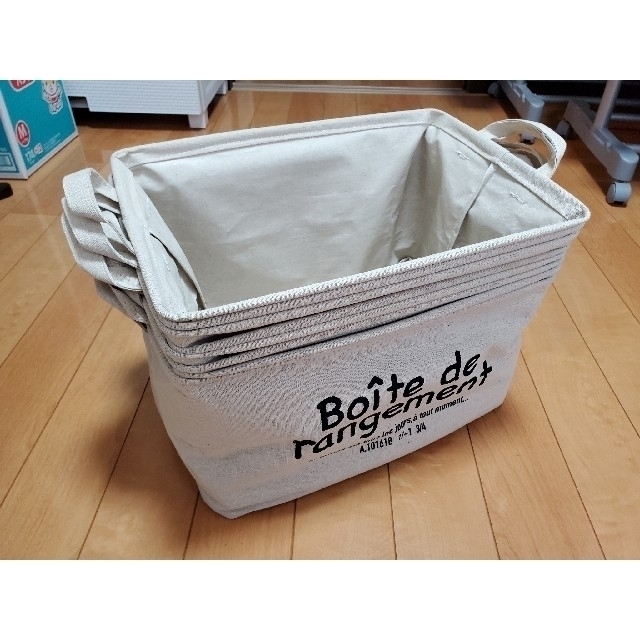 【美品】衣装 ケース ボックス 7個セット 28×40×22cm 収納 整理 インテリア/住まい/日用品の収納家具(ケース/ボックス)の商品写真