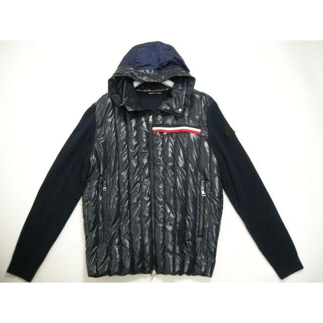 MONCLER(モンクレール)のサイズXL■MONCLER■ニット切替ダウンジャケット■新品本物■メンズ メンズのジャケット/アウター(ダウンジャケット)の商品写真