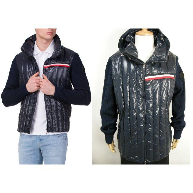 MONCLER(モンクレール)のサイズXL■MONCLER■ニット切替ダウンジャケット■新品本物■メンズ メンズのジャケット/アウター(ダウンジャケット)の商品写真