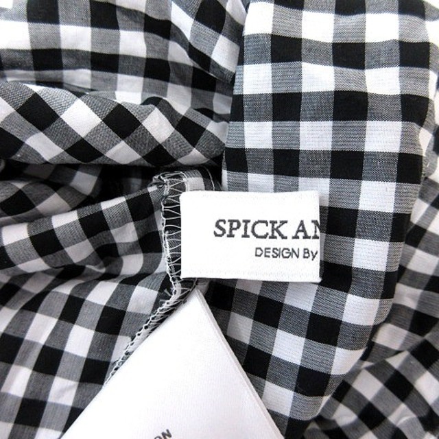 Spick & Span(スピックアンドスパン)のスピック&スパン Spick&Span シャツ ブラウス Vネック ギンガムチェ レディースのトップス(シャツ/ブラウス(長袖/七分))の商品写真