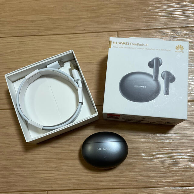 HUAWEI(ファーウェイ)のゆーすけ様専用　HUAWEI FreeBuds 4i シルバー スマホ/家電/カメラのオーディオ機器(ヘッドフォン/イヤフォン)の商品写真