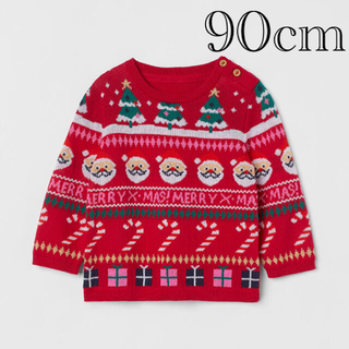 エイチアンドエム(H&M)のH&M 新作　クリスマス　セーター　ベビー(Tシャツ/カットソー)