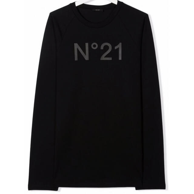 【新作】ヌメロヴェントゥーノ　ロゴロングTシャツ　ブラック　14