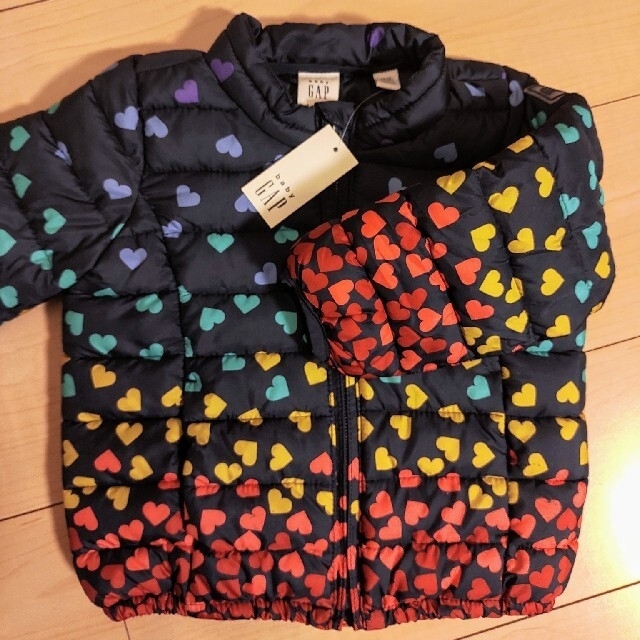 babyGAP(ベビーギャップ)の【新品2点セット】GAP baby アウター くま耳 ハート ドット キッズ/ベビー/マタニティのベビー服(~85cm)(ジャケット/コート)の商品写真