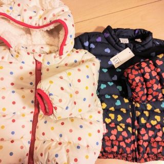 ベビーギャップ(babyGAP)の【新品2点セット】GAP baby アウター くま耳 ハート ドット(ジャケット/コート)