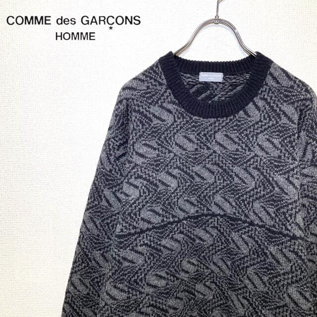 COMME des GARCONS(コムデギャルソン)の古着 COMME des GARCONS HOMME ニット ブラック メンズのトップス(ニット/セーター)の商品写真