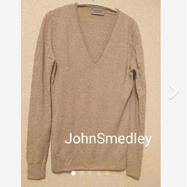 JOHN SMEDLEY(ジョンスメドレー)のジョンスメドレー Vネックニット レディースのトップス(ニット/セーター)の商品写真