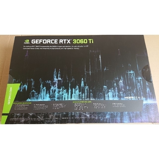 未開封送込み 玄人志向 GG-RTX3060Ti-E8GB/DF/LHR