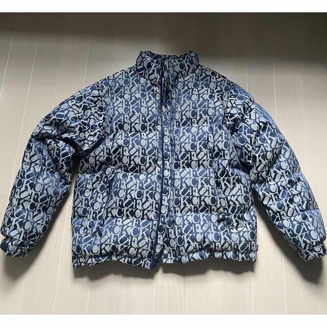 Supreme Fuck Jacquard Puffy Jacket mサイズ