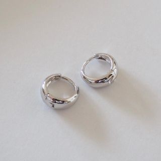 フープピアス　シルバー(ピアス)