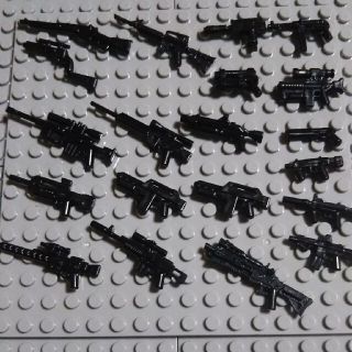 20 レゴ武器 LEGO互換 銃 クリスマス 誕生日プレゼント 七五三 映え(ミリタリー)