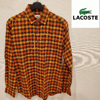 ラコステ(LACOSTE)のLACOSTE チェック柄 長袖シャツ サイズ:3(シャツ)