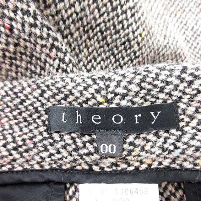 theory(セオリー)のセオリー theory ショートパンツ ツイード 総柄 ウール 00 マルチカラ レディースのパンツ(ショートパンツ)の商品写真