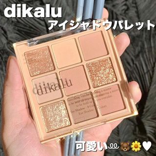 【dikalu】アイシャドウ パレット 9色 コンパクト 海外コスメ(アイシャドウ)