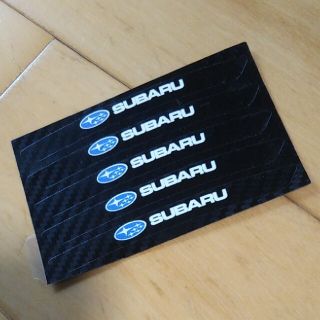 スバル(スバル)のSUBARU 3Dアルミホイールリムステッカー5p(車外アクセサリ)